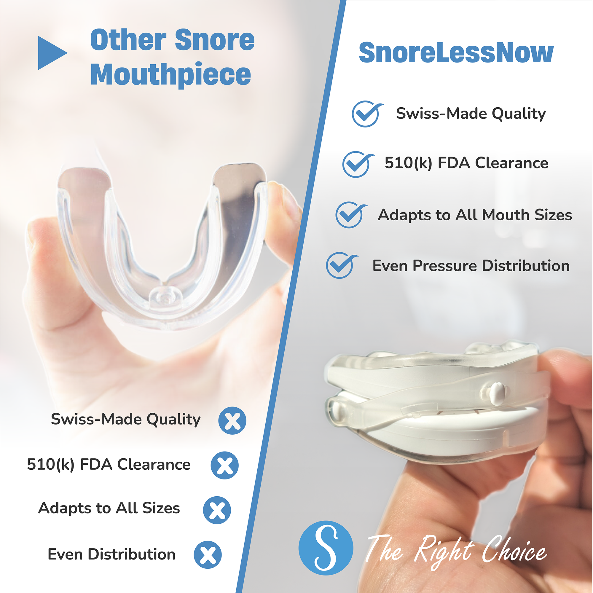 Somnofit-S Anti-Snore Mouth Guard+