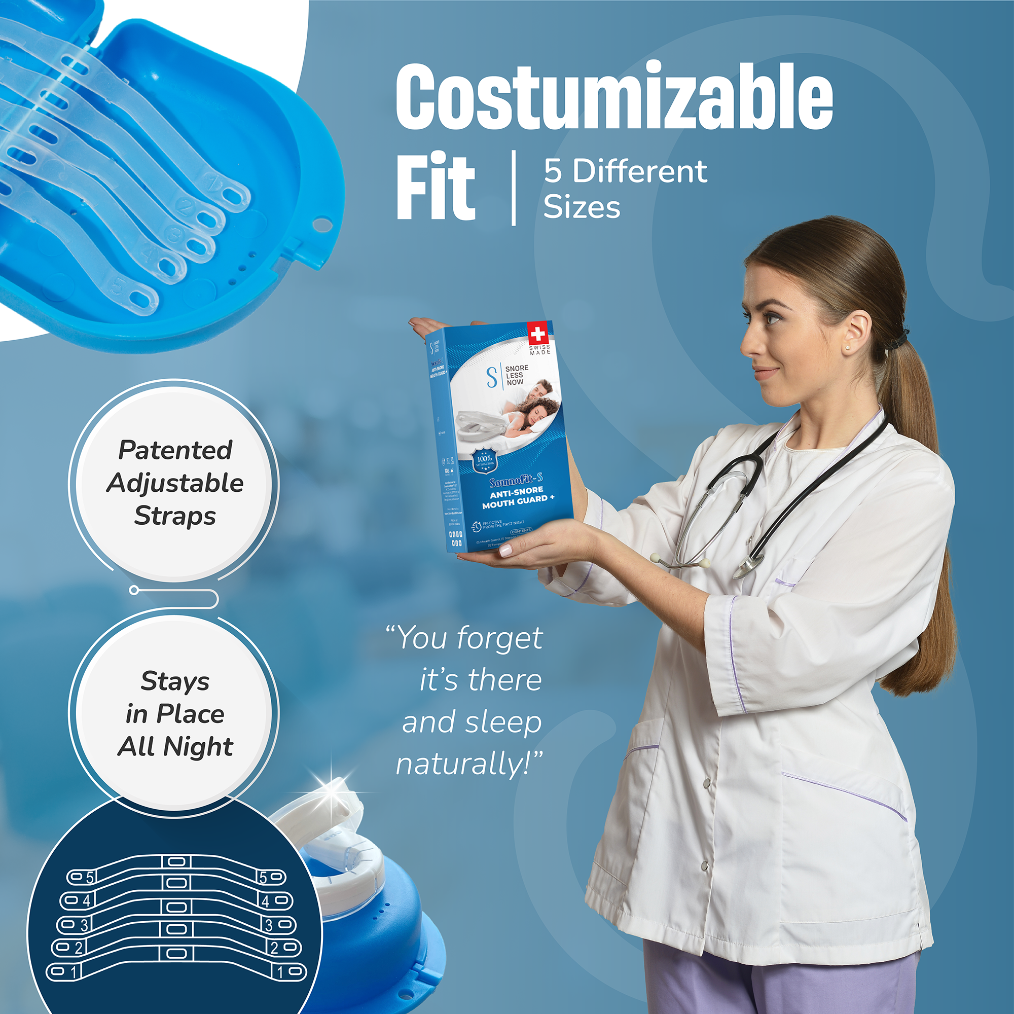 Somnofit-S Anti-Snore Mouth Guard+