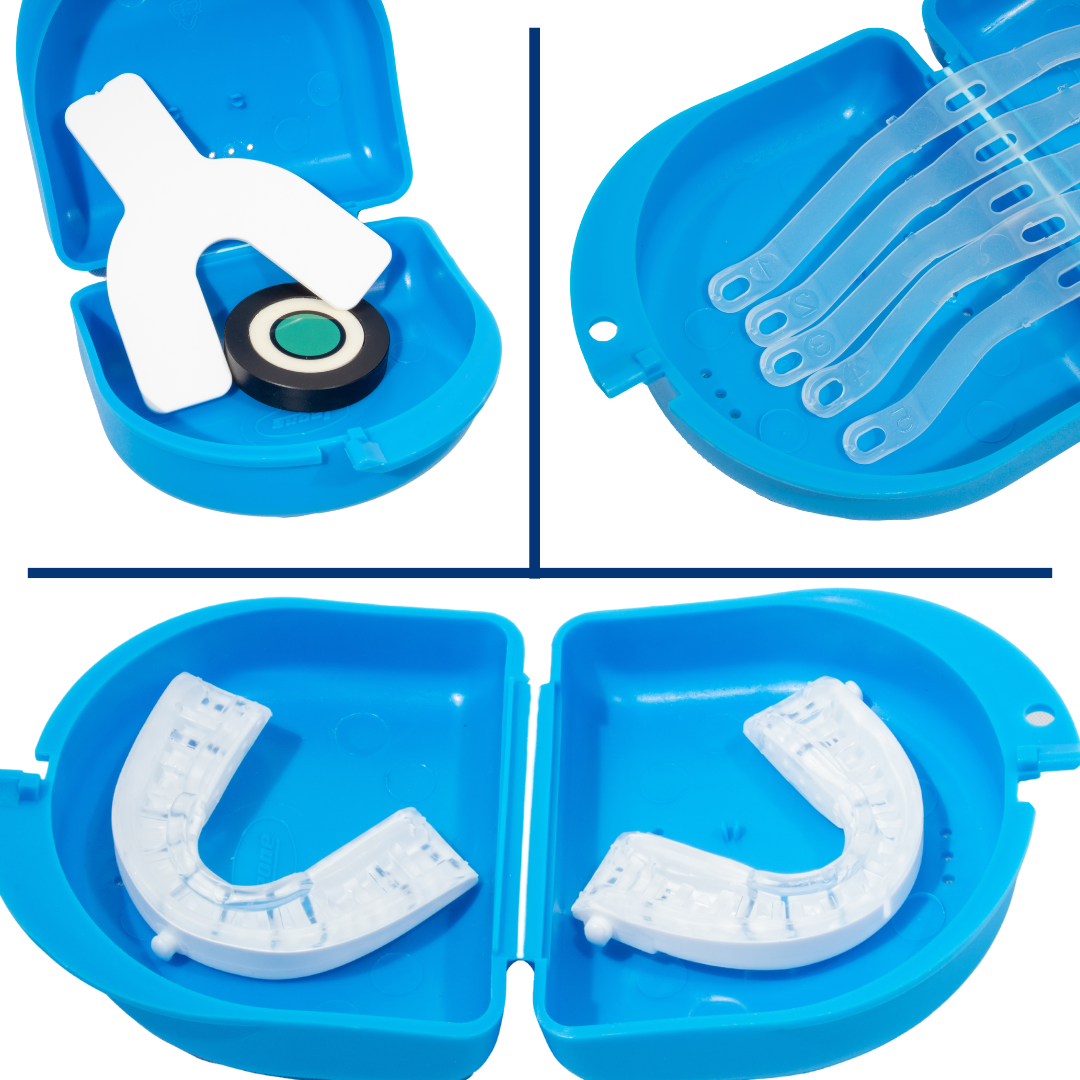 Somnofit-S Snoring Mouthpiece package contents case