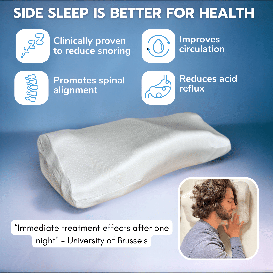 Anti snore pillow side sleeper best sale