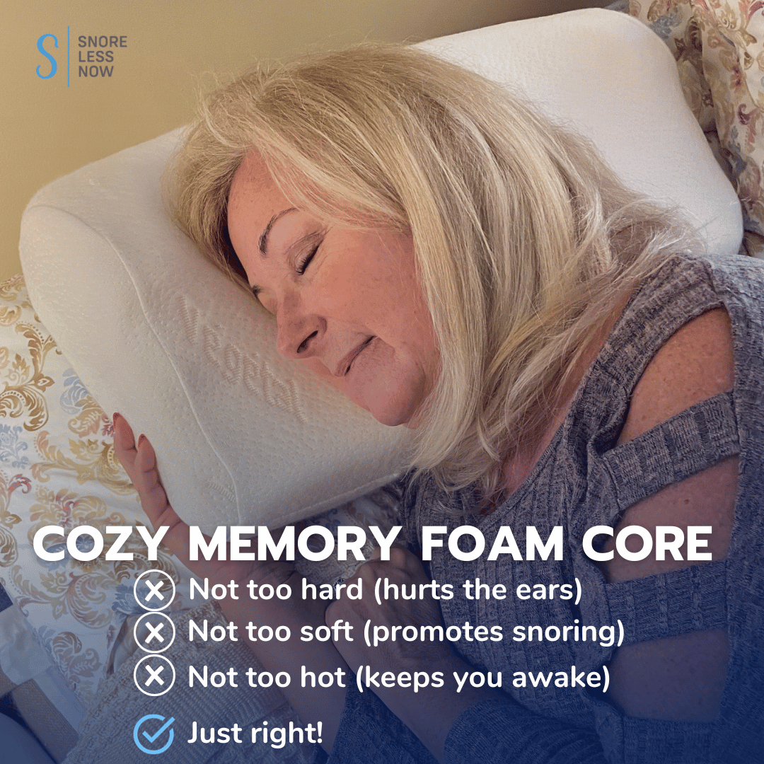 Posiform Anti Snore Pillow by SnoreLessNow