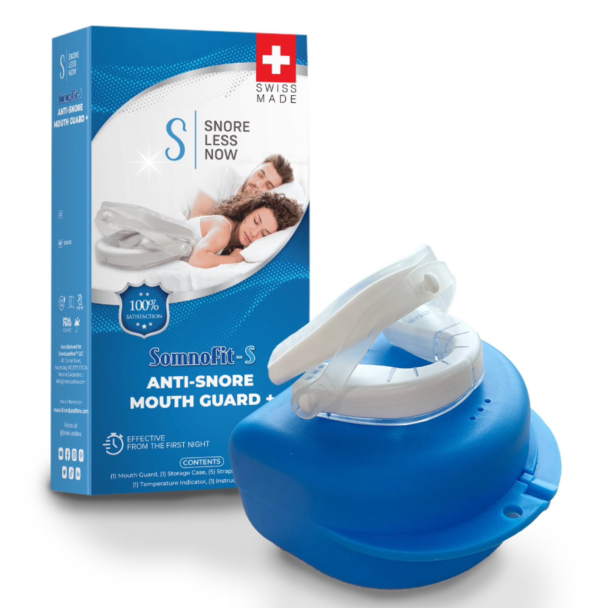 Somnofit-S Anti-Snore Mouth Guard+ by SnoreLessNow